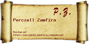 Perczell Zamfira névjegykártya